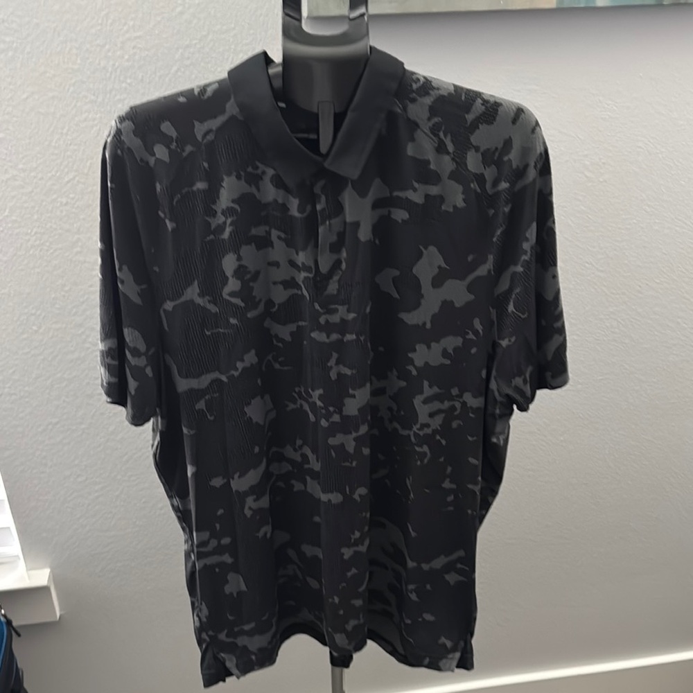 Under Armour Black Polo Shirt Modern Tactical Design